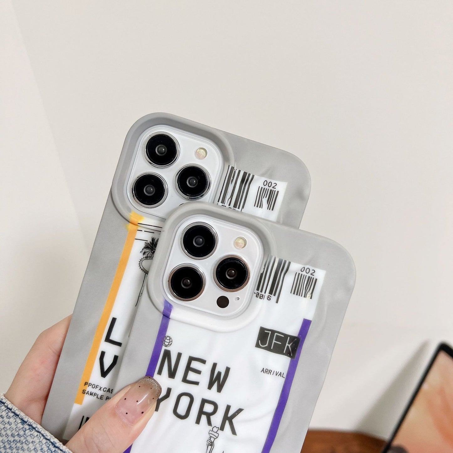 Airline Tag City iPhone Case