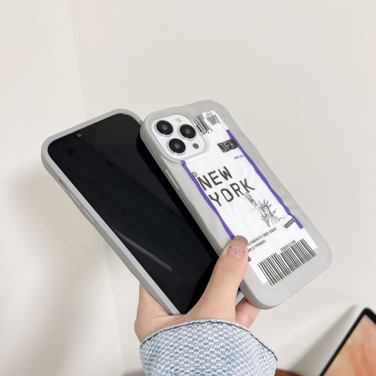 Airline Tag City iPhone Case