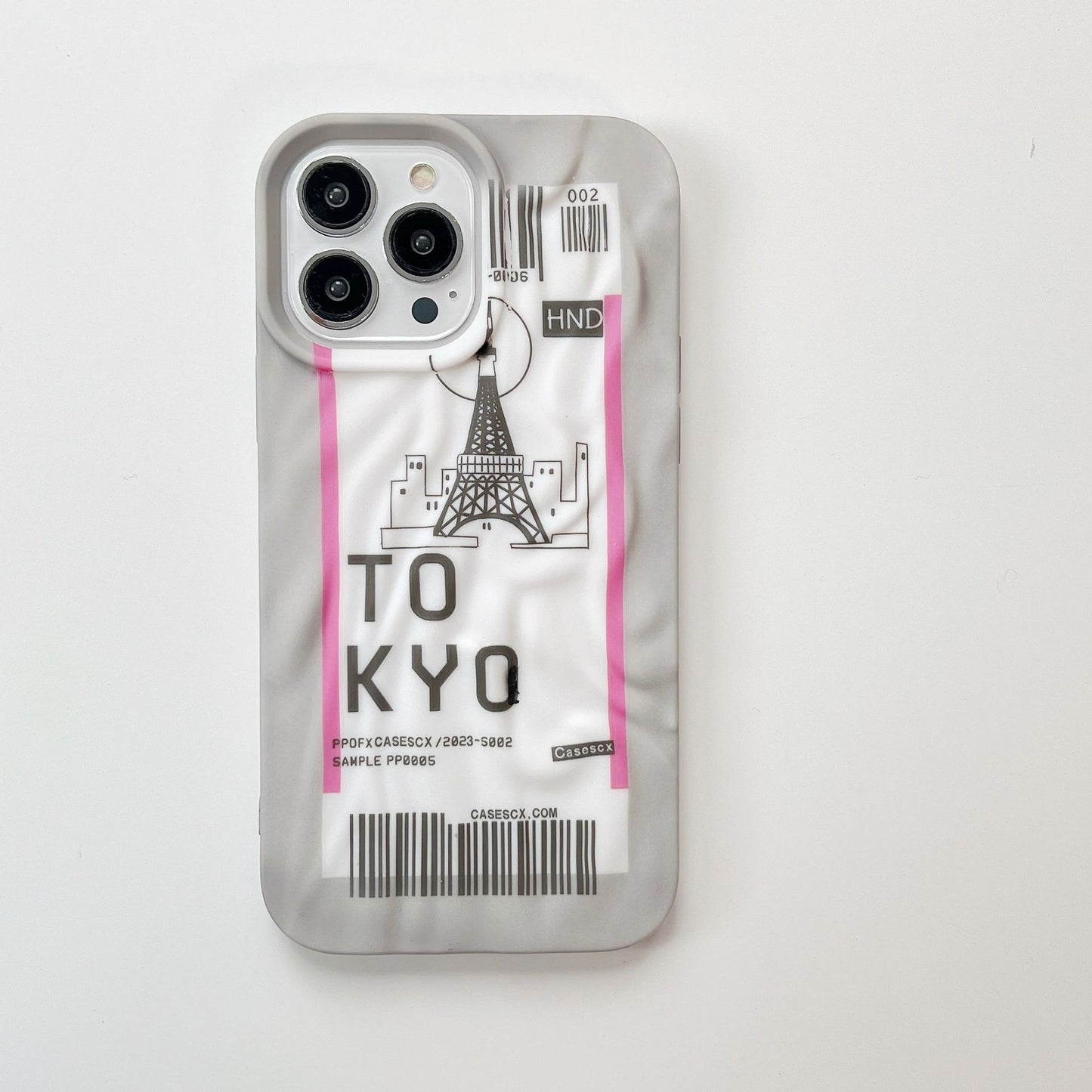 Airline Tag City iPhone Case