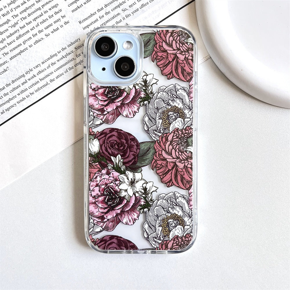Vintage Bloom Clear iPhone Case