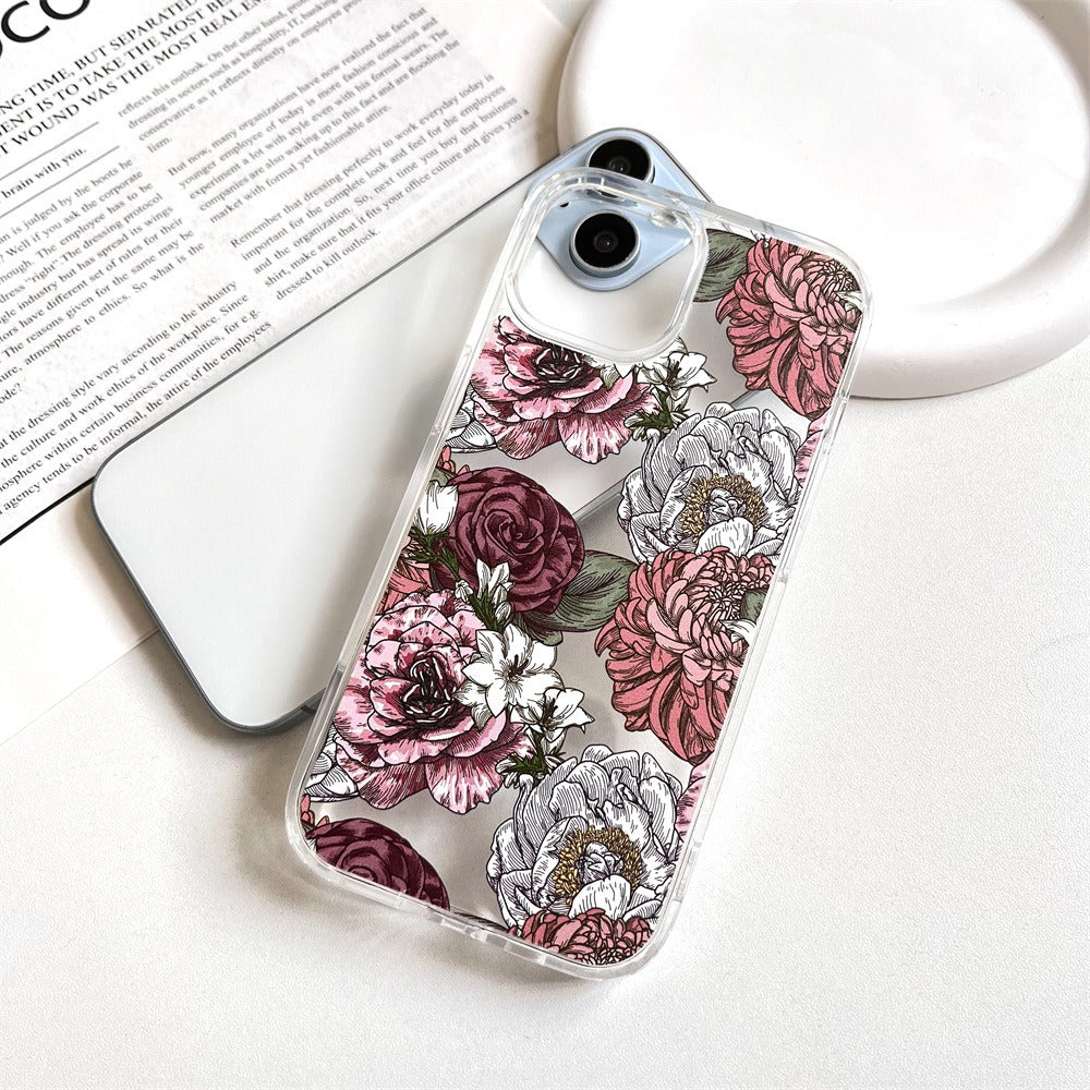 Vintage Bloom Clear iPhone Case