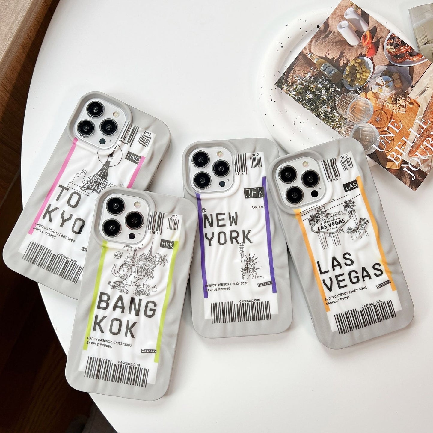 Airline Tag City iPhone Case