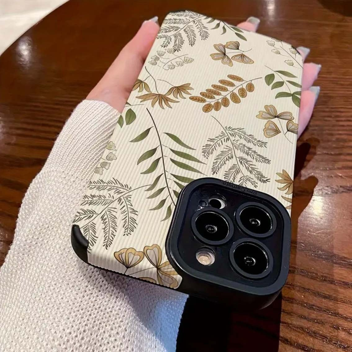 Tranquil Leaves iPhone Case