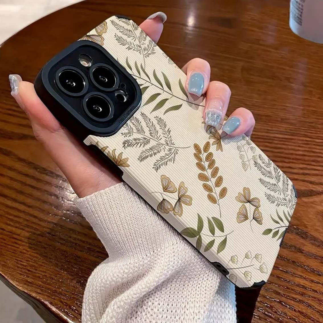 Tranquil Leaves iPhone Case