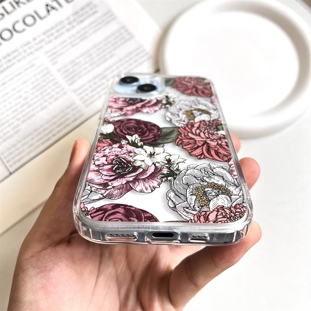 Vintage Bloom Clear iPhone Case