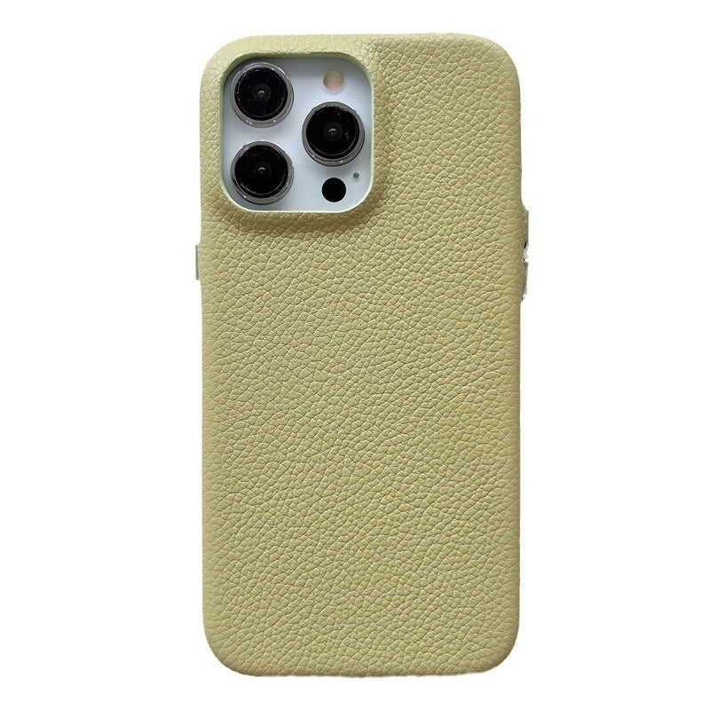 Olive Dusk Premium Leather iPhone Case