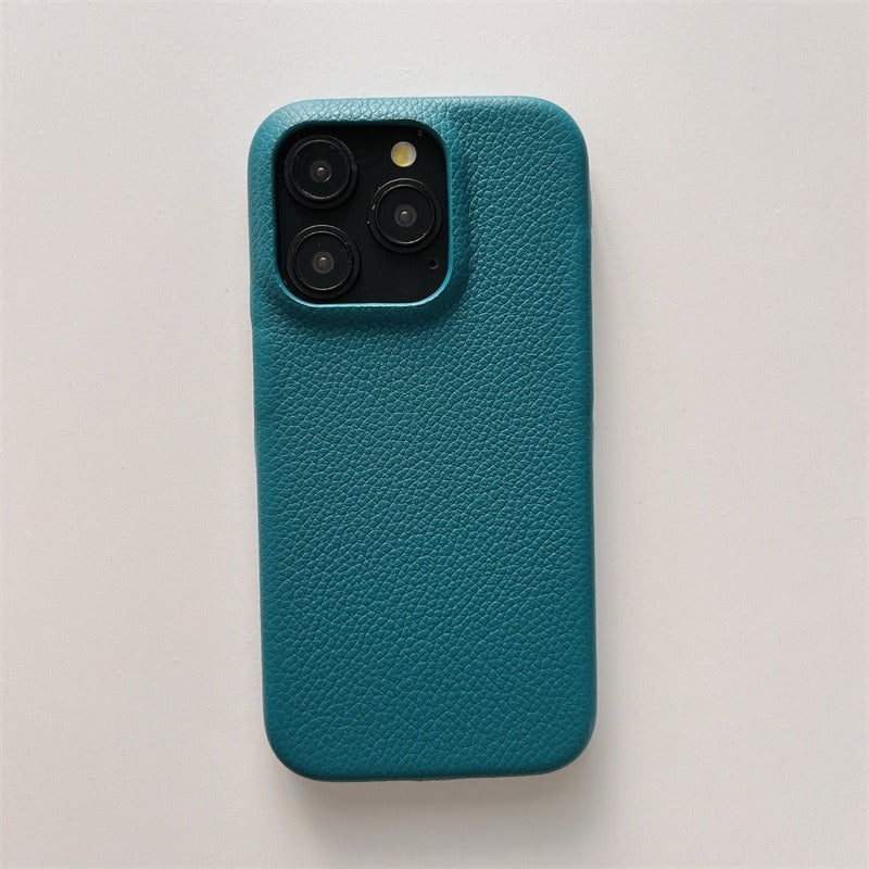 Royal Grained Premium Leather Texture iPhone Case