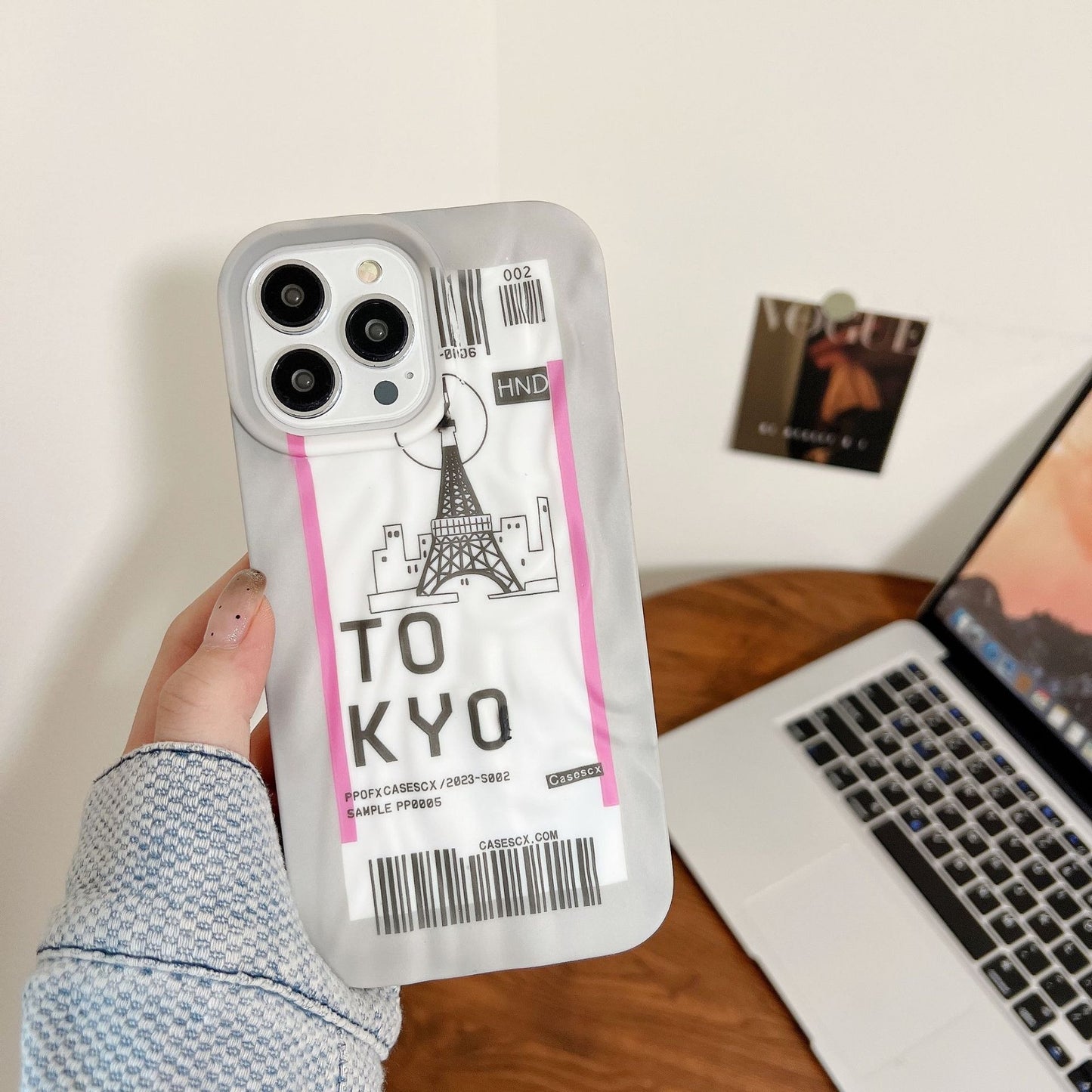 Airline Tag City iPhone Case