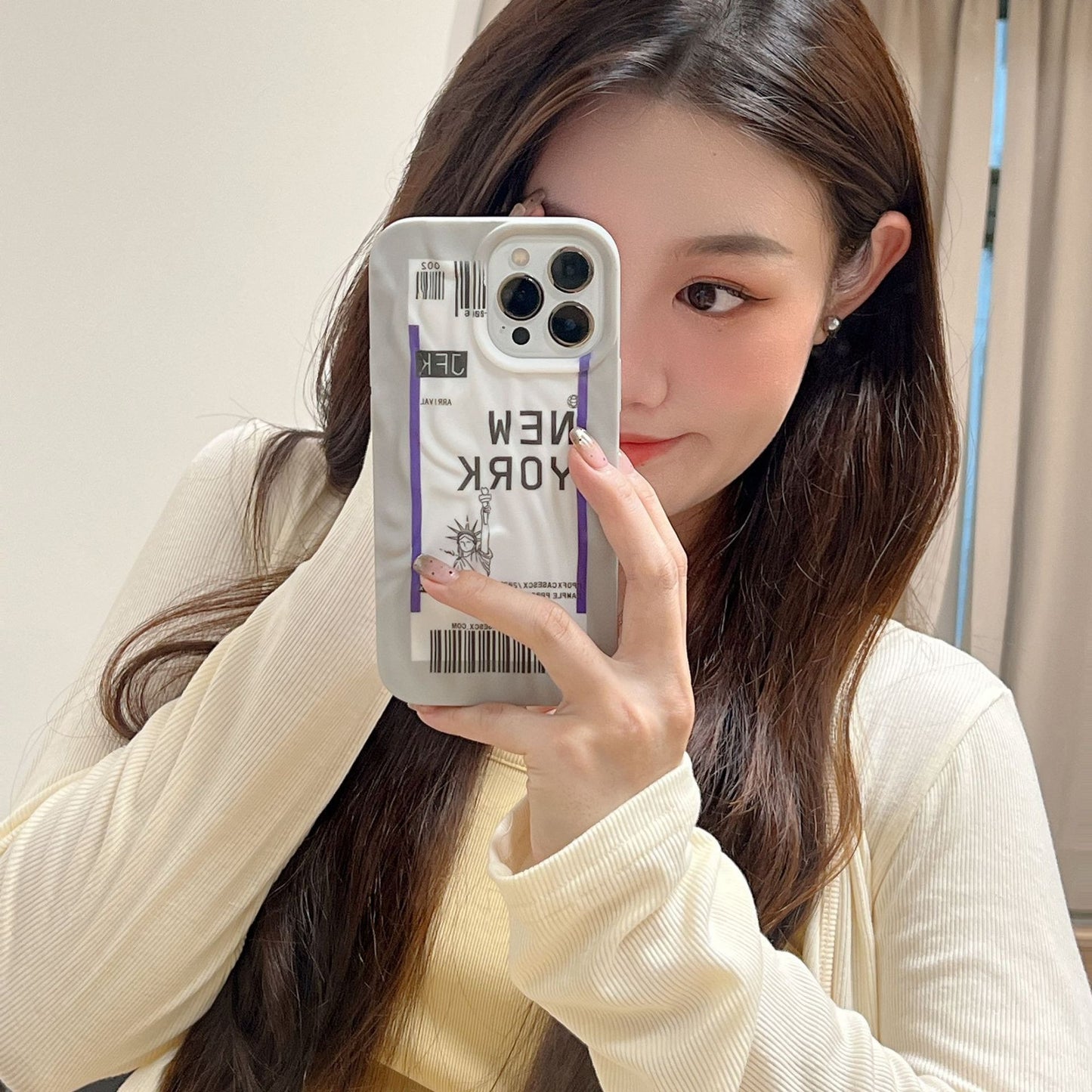Airline Tag City iPhone Case