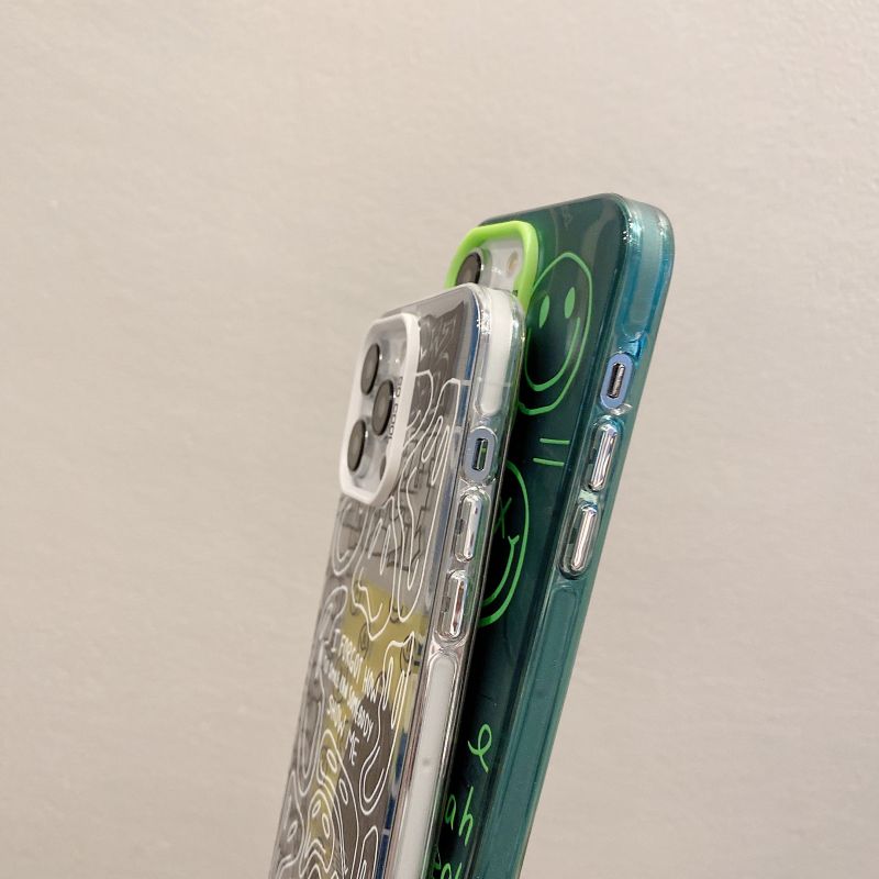 Smiley Doodle Camera Bumper iPhone Case