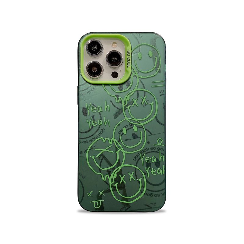 Smiley Doodle Camera Bumper iPhone Case