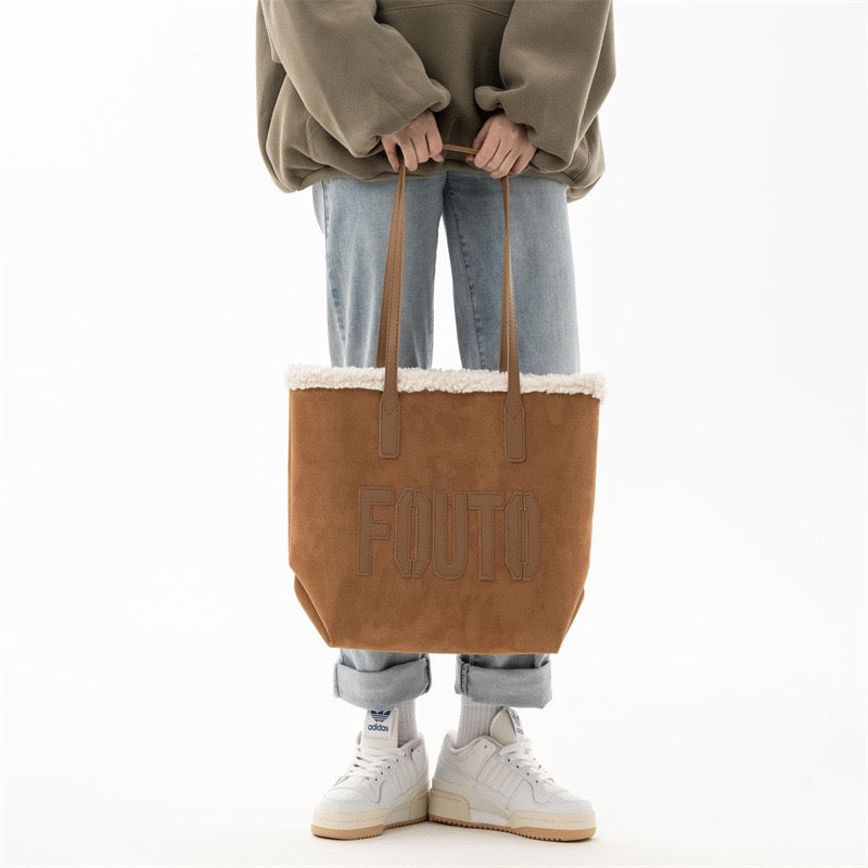 Urban Shearling Tote Bag