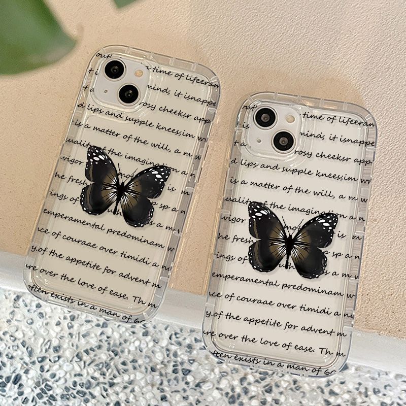 Charming Butterfly Bumper Edge iPhone Case