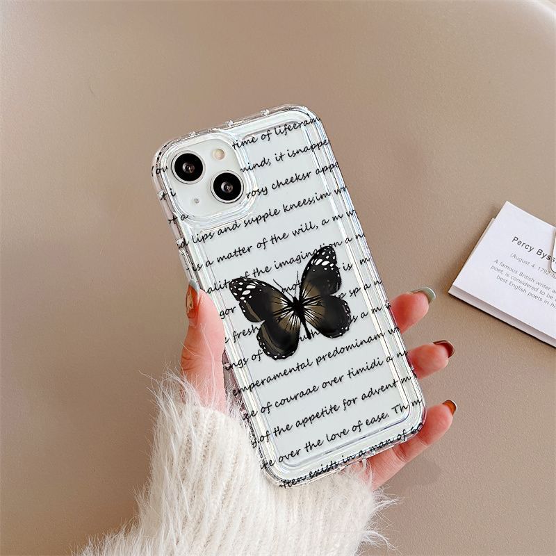 Charming Butterfly Bumper Edge iPhone Case