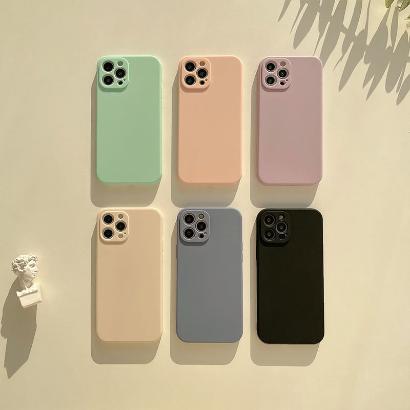 Pastel Solid Silicon iPhone Case