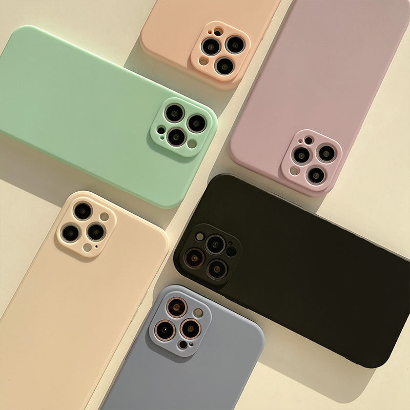 Pastel Solid Silicon iPhone Case
