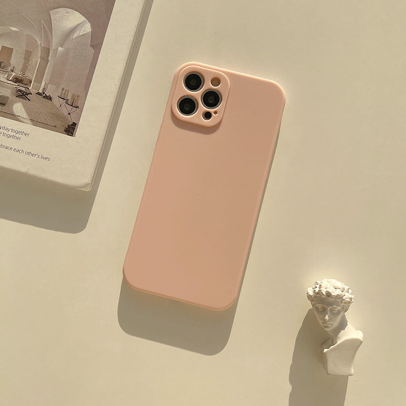 Pastel Solid Silicon iPhone Case