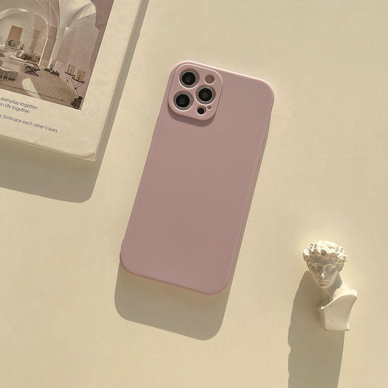 Pastel Solid Silicon iPhone Case