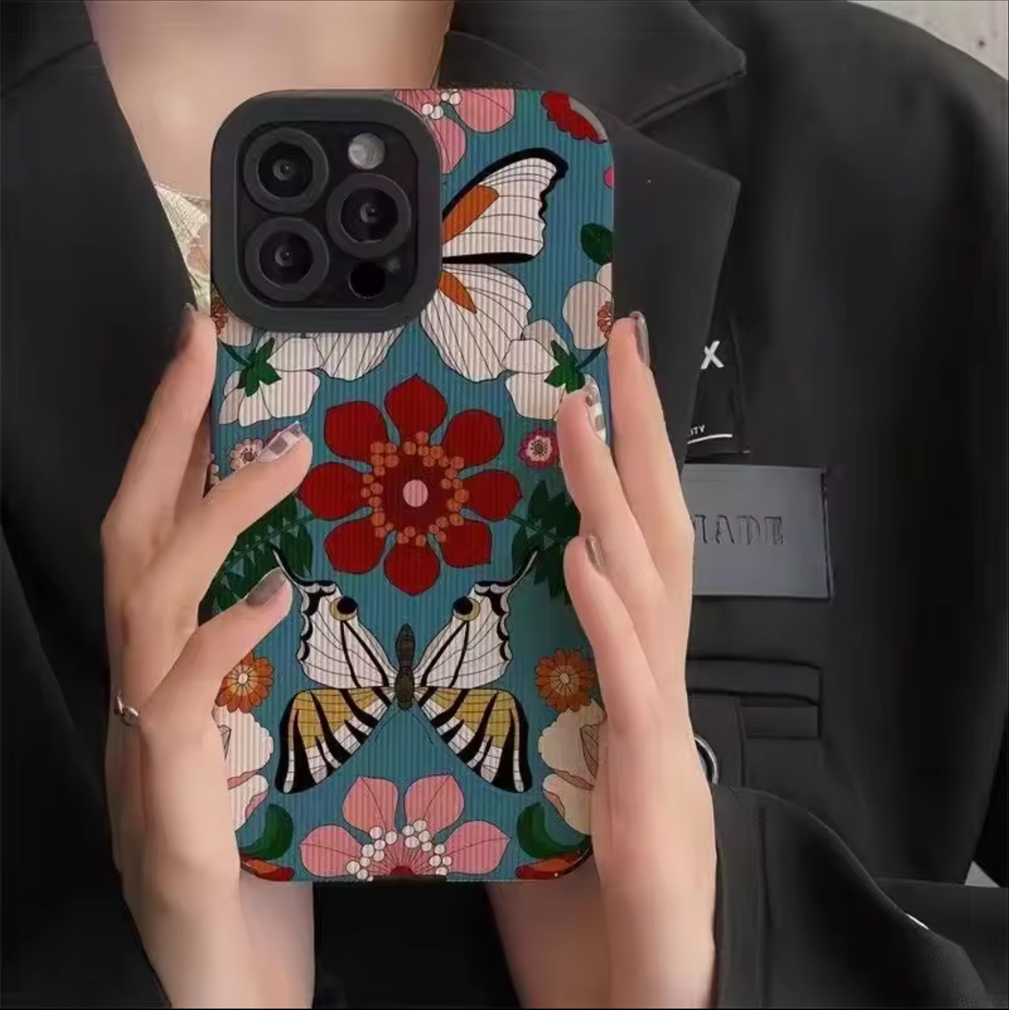 Floral Flight iPhone Case