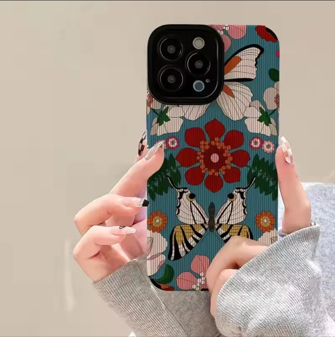 Floral Flight iPhone Case