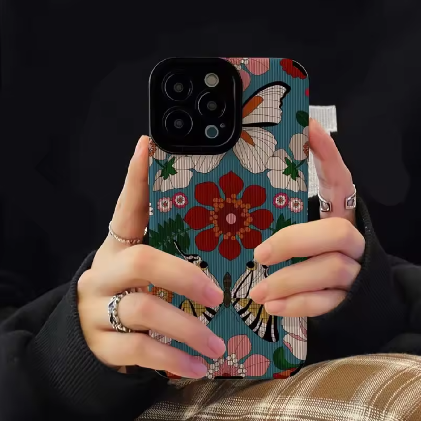 Floral Flight iPhone Case