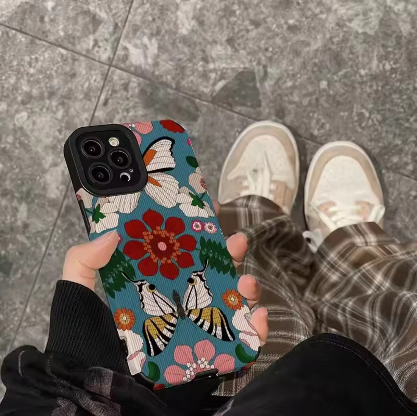 Floral Flight iPhone Case