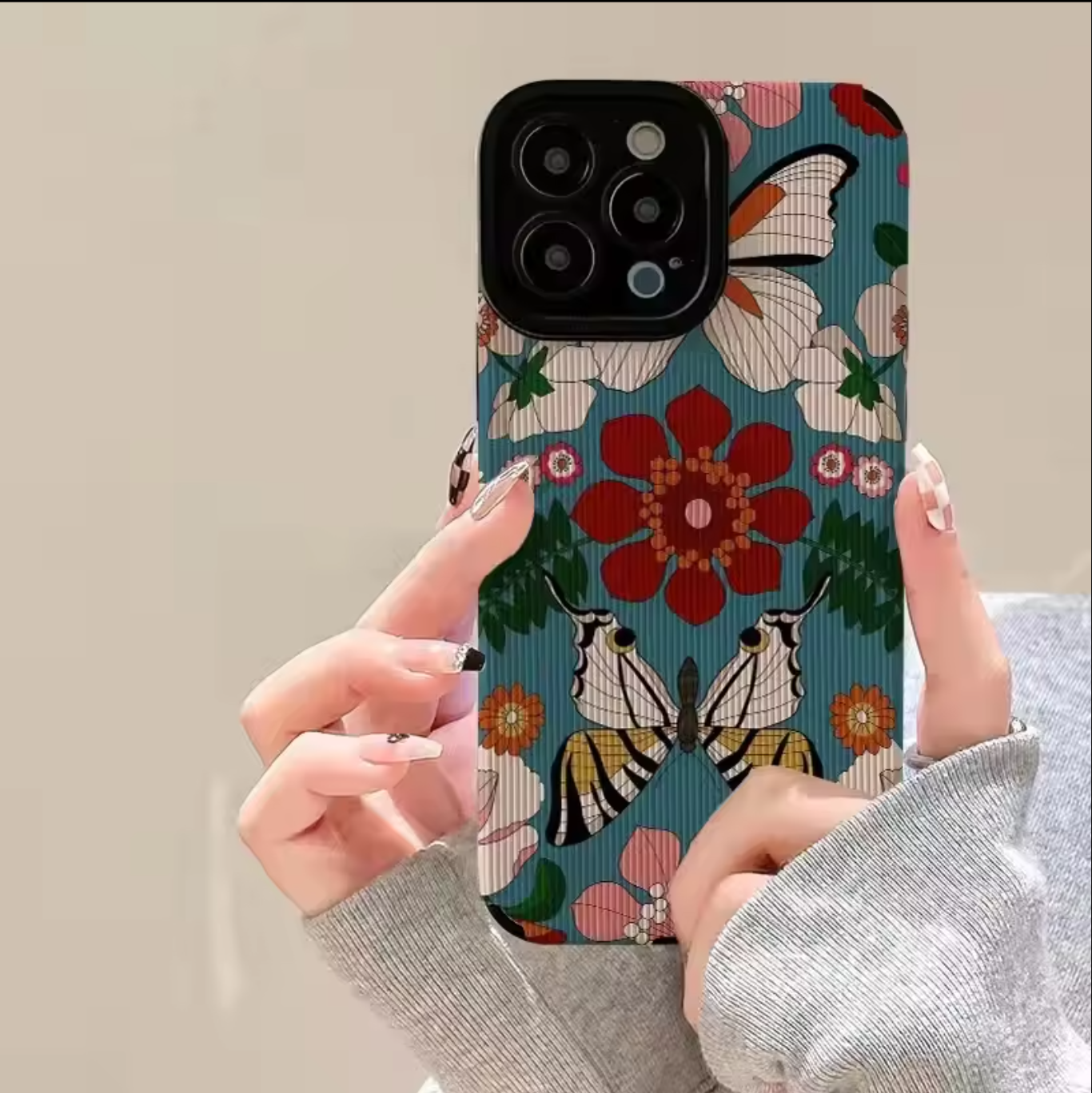 Floral Flight iPhone Case