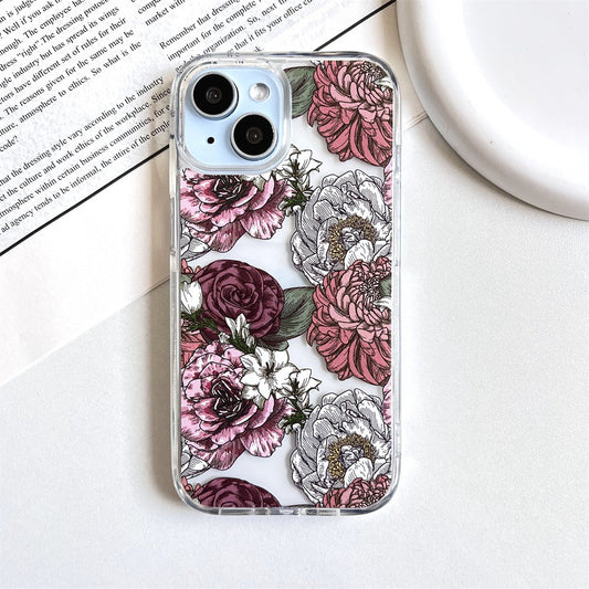 Vintage Bloom Clear iPhone Case