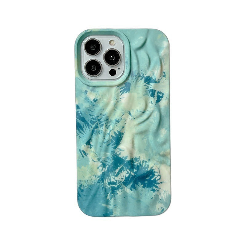 Icy Tranquil iPhone Case- blue pink