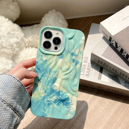 Icy Tranquil iPhone Case- blue pink