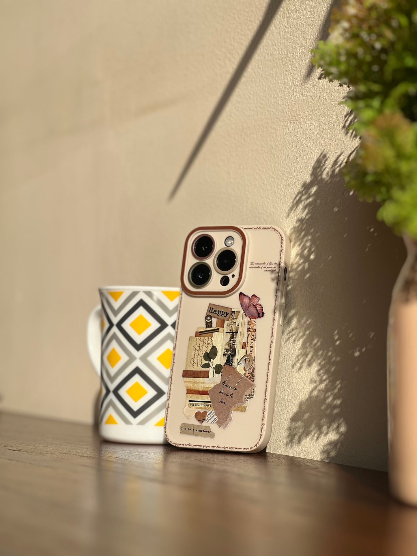 Vintage Pinteresty Camera Cut Out iPhone Case