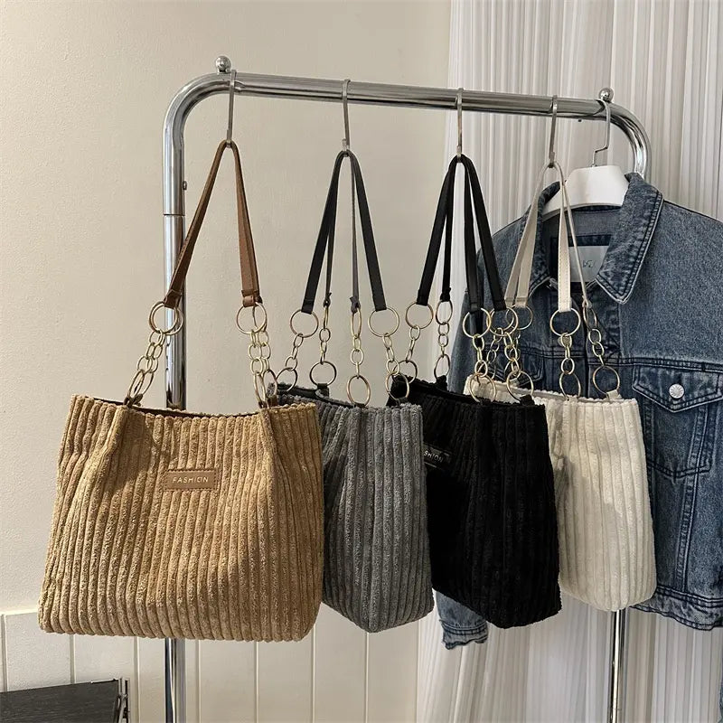 Simply Corduroy Tote Bag