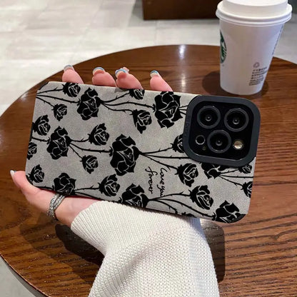 Noir Bloom iPhone Case