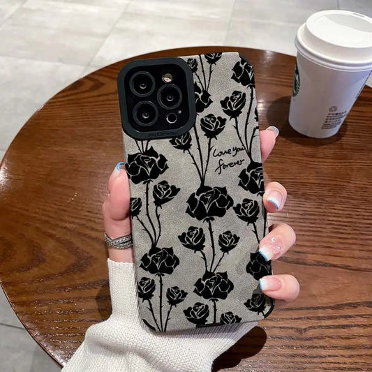 Noir Bloom iPhone Case