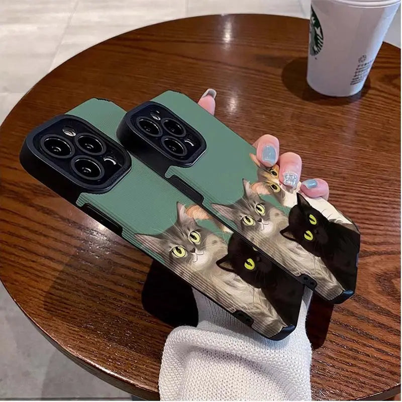 Purrfect Trio iPhone Case