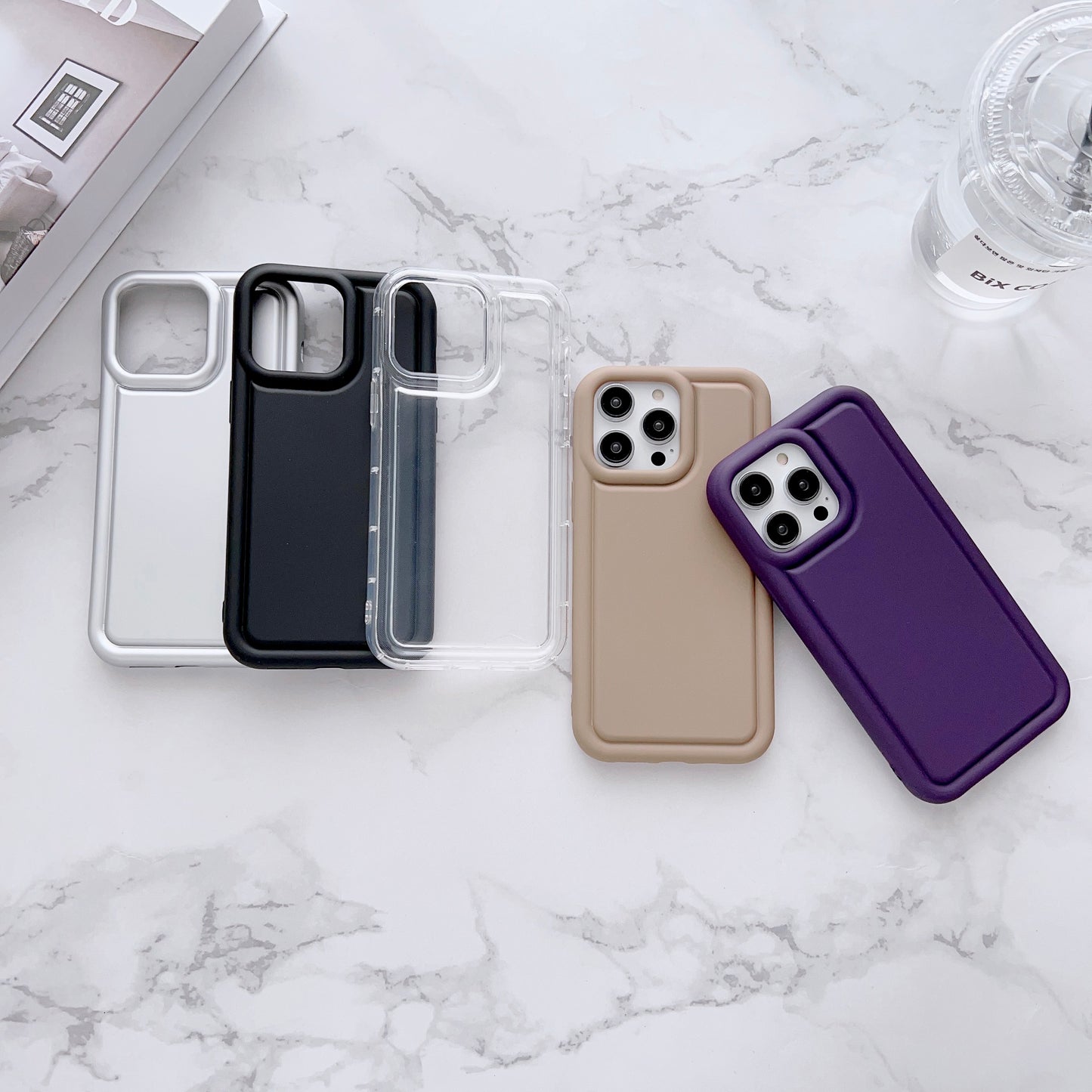 Shockproof Puff Style Camera Bumper iPhone Case