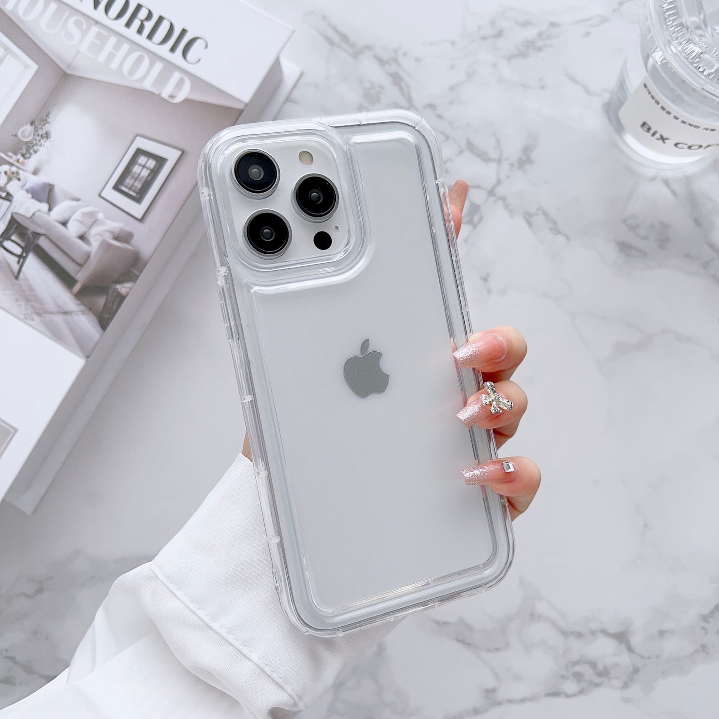 Shockproof Puff Style Camera Bumper iPhone Case