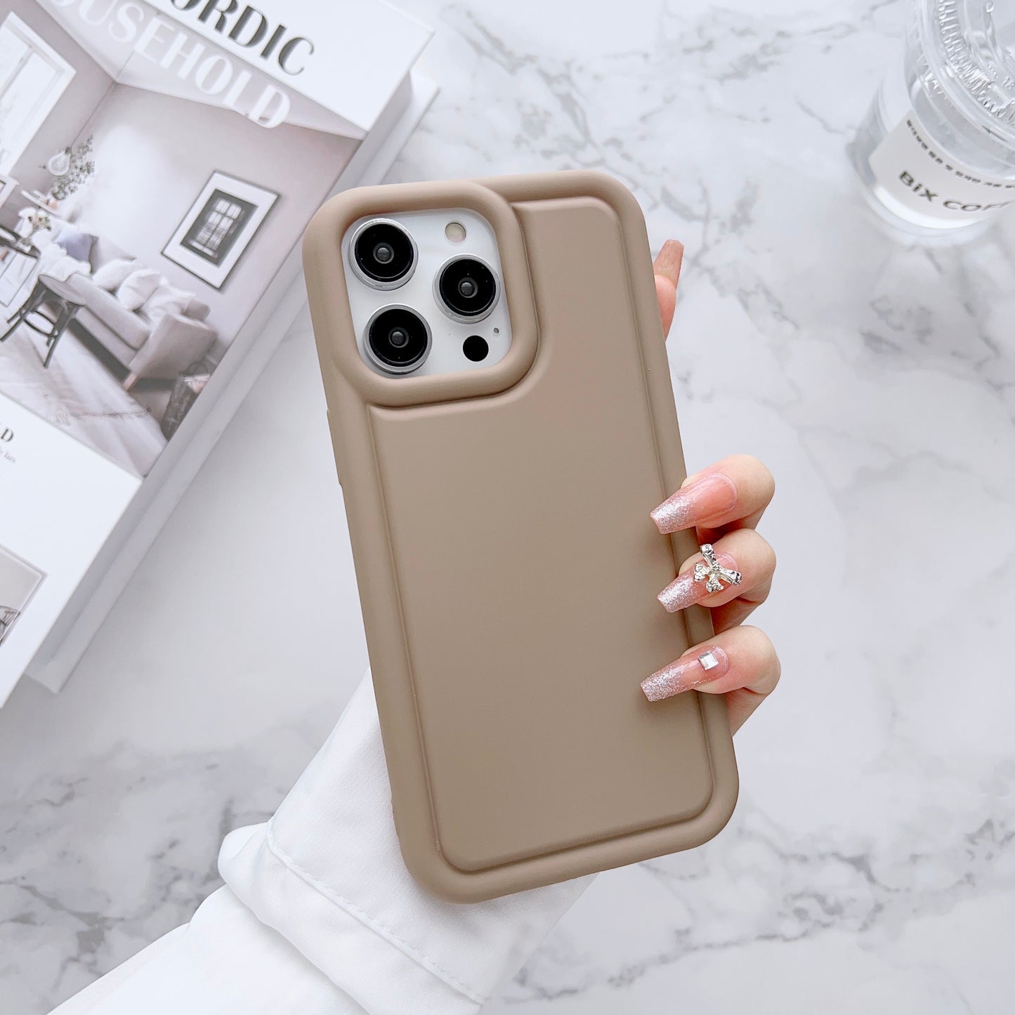 Shockproof Puff Style Camera Bumper iPhone Case