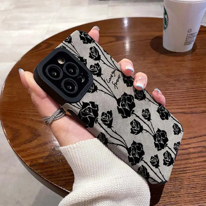 Noir Bloom iPhone Case