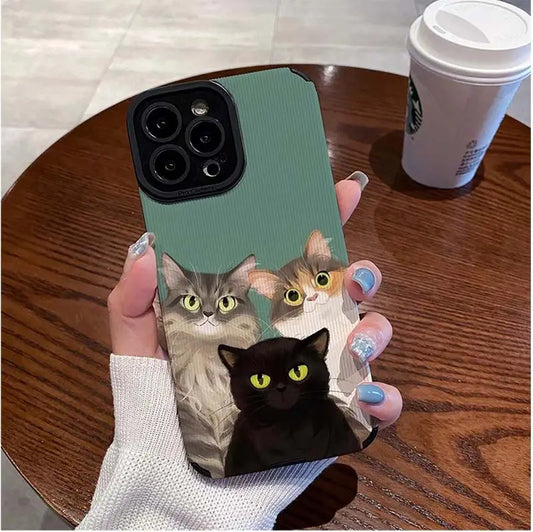 Purrfect Trio iPhone Case