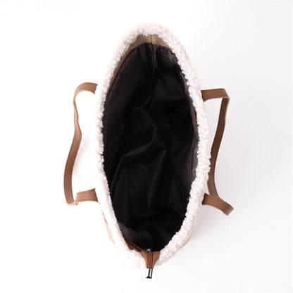 Urban Shearling Tote Bag