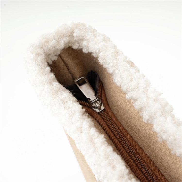 Urban Shearling Tote Bag