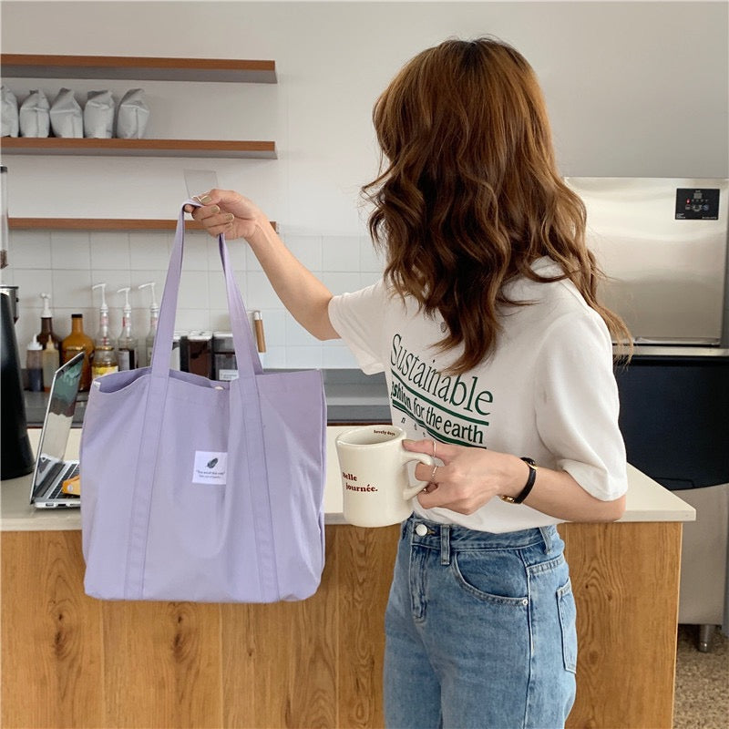 Lilac Leaf Tote Bag