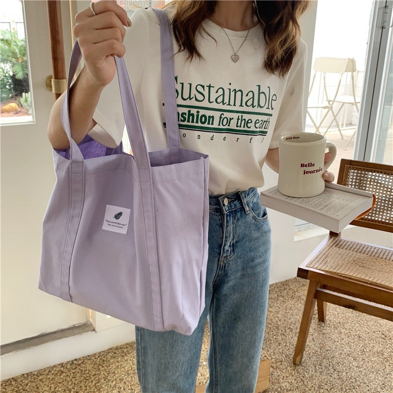 Lilac Leaf Tote Bag