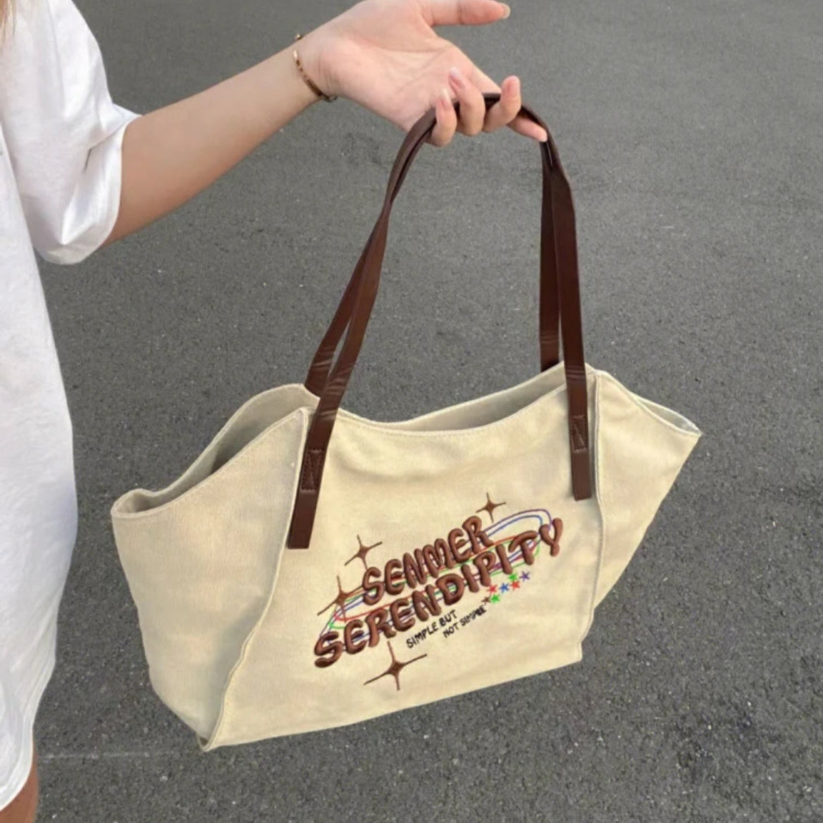 Serendipity Canvas Hand Bag