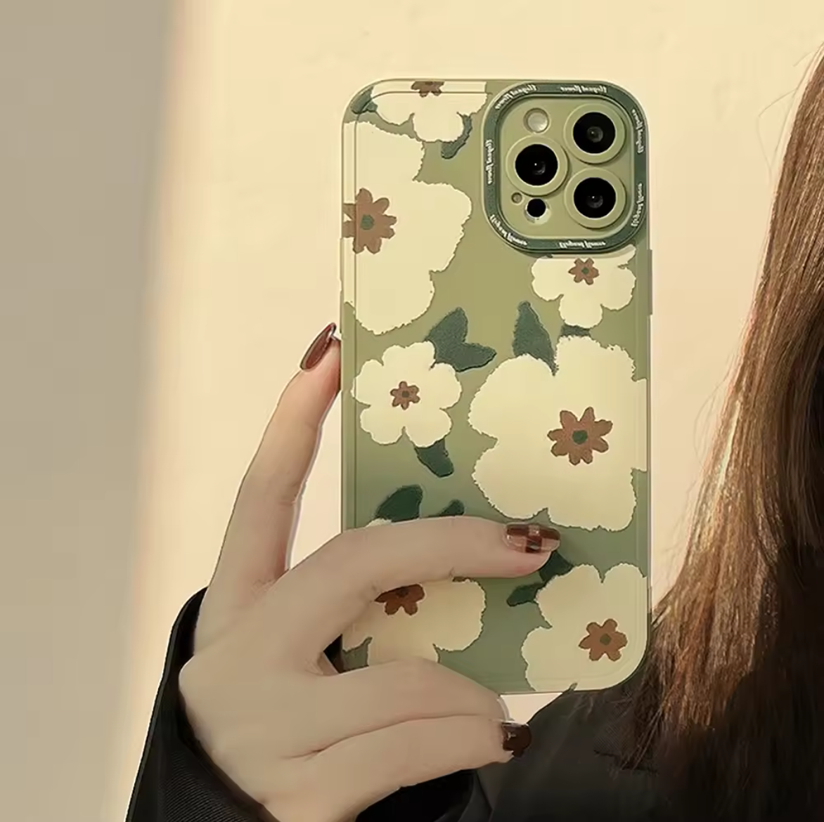 Mint Petal iPhone Case