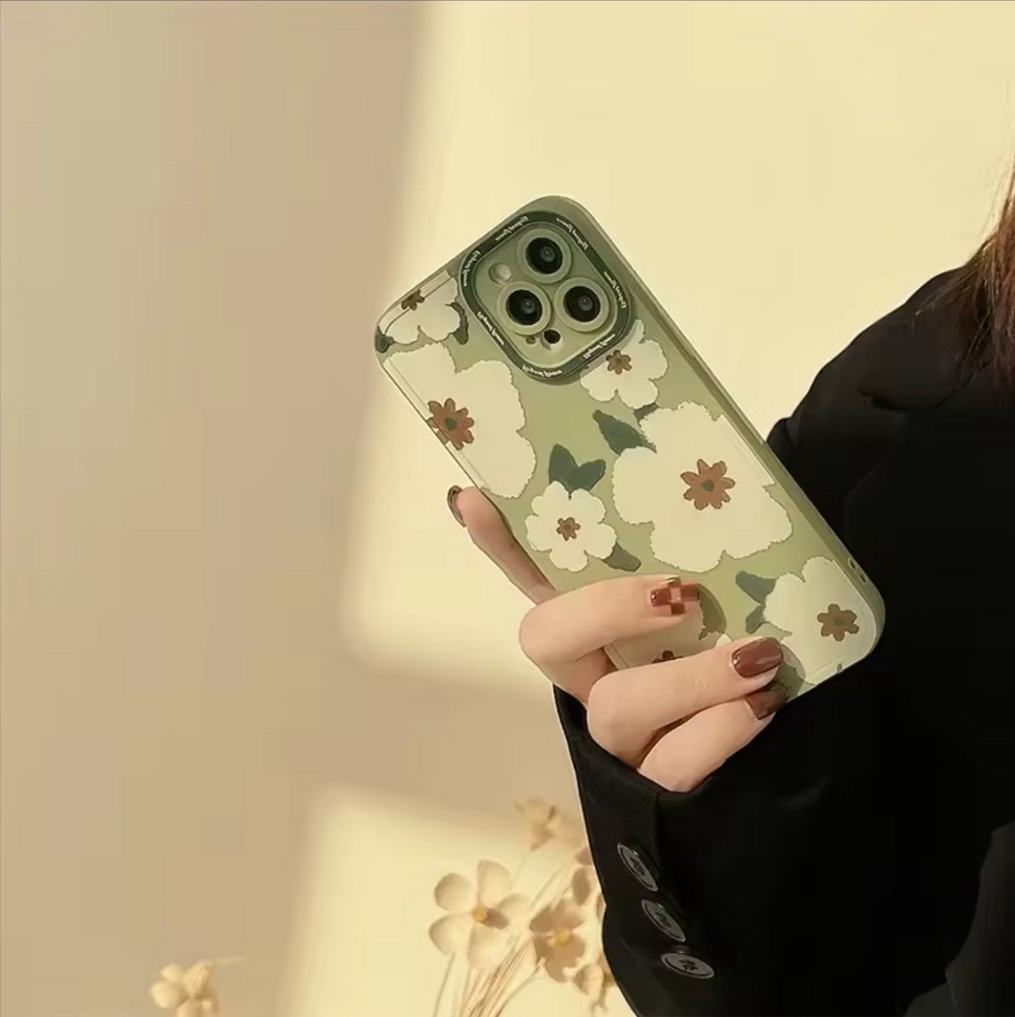 Mint Petal iPhone Case