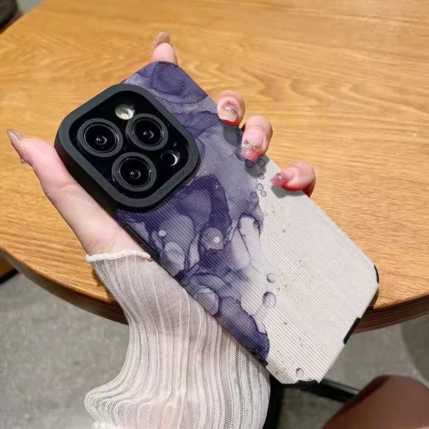 Amethyst Wave iPhone Case