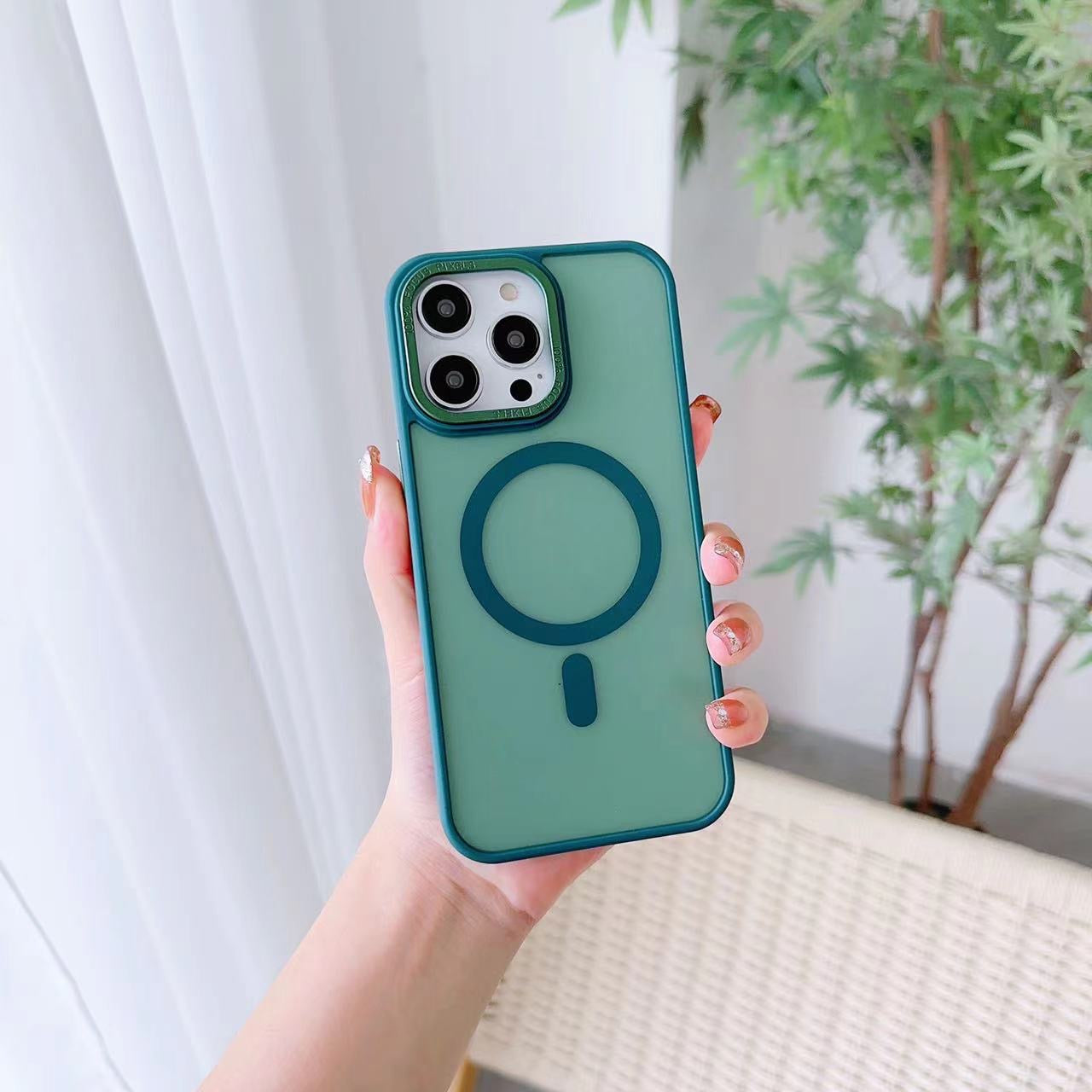 Pastel Solid MagSafe Camera Bumper iPhone Case