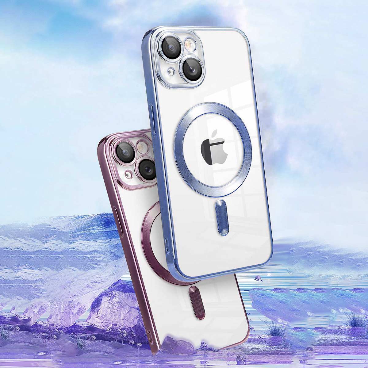 Metallic Premium MagSafe Camera Cut out iPhone Case